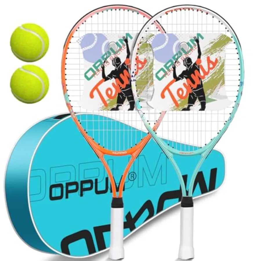 2-Pack Tennis Racket Set, 16 21 23 25 Inch Junior Racquets for Boys Girls, Lightweight Aluminum Starter Kit with Shoulder Bag a
2-Pack Tennis Racket Set, 16 21 23 25 Inch Junior Racquets for Boys Girls, Lightweight Aluminum Starter Kit with Shoulder Bag a