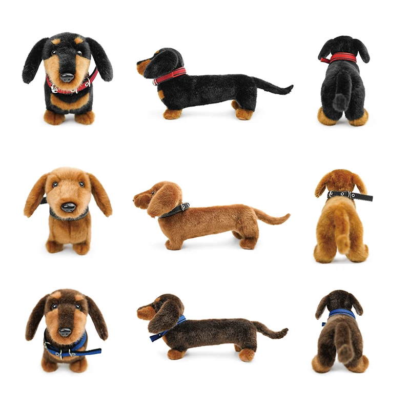 Simulation Dachshund Series Animal Doll Stuffed Standing Dog Puppy Plush Toy Long Hair Brown Black Plushie Men Birthday Gift
Simulation Dachshund Series Animal Doll Stuffed Standing Dog Puppy Plush Toy Long Hair Brown Black Plushie Men Birthday Gift