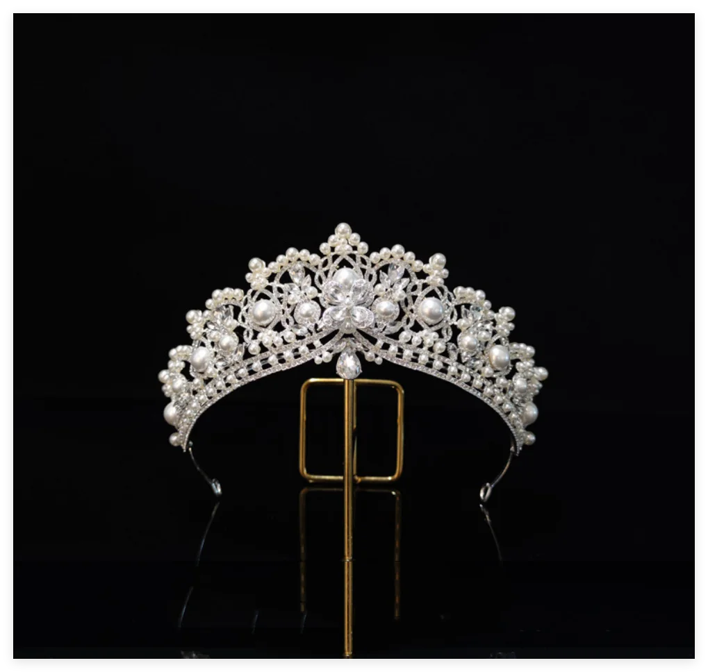 Pearl Bridal Tiara Crown For Wedding Headpieces Crystal Princess Crowns For Women Diadem Party Bride Hair Jewelry Headdress
Pearl Bridal Tiara Crown For Wedding Headpieces Crystal Princess Crowns For Women Diadem Party Bride Hair Jewelry Headdress