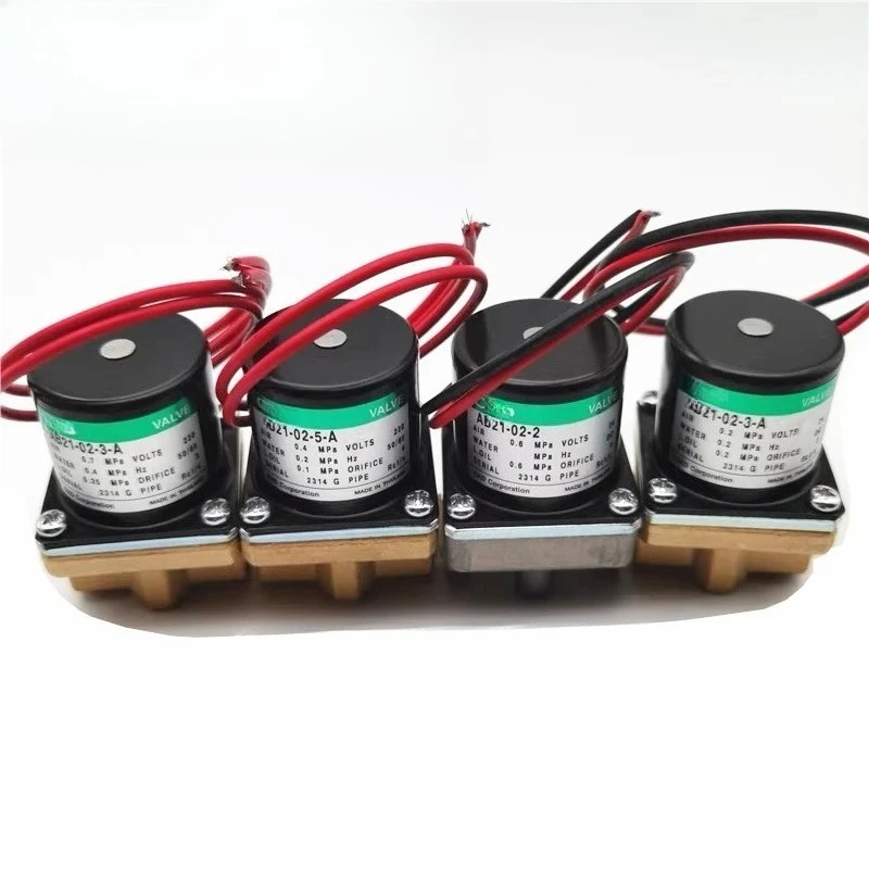 Solenoid Valve AB21-02-1-A AB21-02-2-A AB21-02-3-A AB21-02-5-A -AC220V -DC24V -AC110V AB21-02
Solenoid Valve AB21-02-1-A AB21-02-2-A AB21-02-3-A AB21-02-5-A -AC220V -DC24V -AC110V AB21-02