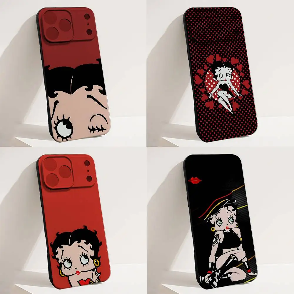 BIMBO Girl B-Betty-es BoOpS Phone Case For iPhone 17,16,15,14,13,12,11,X,XS,8,7,Pro,Max,Plus,E,SE4,Air,Mini Black Funda Shell
BIMBO Girl B-Betty-es BoOpS Phone Case For iPhone 17,16,15,14,13,12,11,X,XS,8,7,Pro,Max,Plus,E,SE4,Air,Mini Black Funda Shell