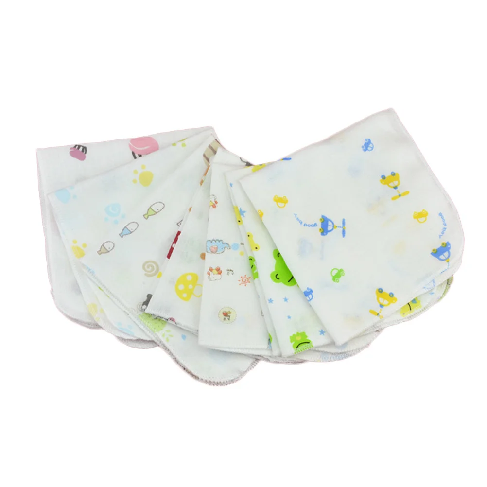 Cotton Drool Bibs Absorbent Double-Layer Gauze Towel 30x30cm One Sided Printed Baby Bandana Bibs for Infant Children 
Cotton Drool Bibs Absorbent Double-Layer Gauze Towel 30x30cm One Sided Printed Baby Bandana Bibs for Infant Children