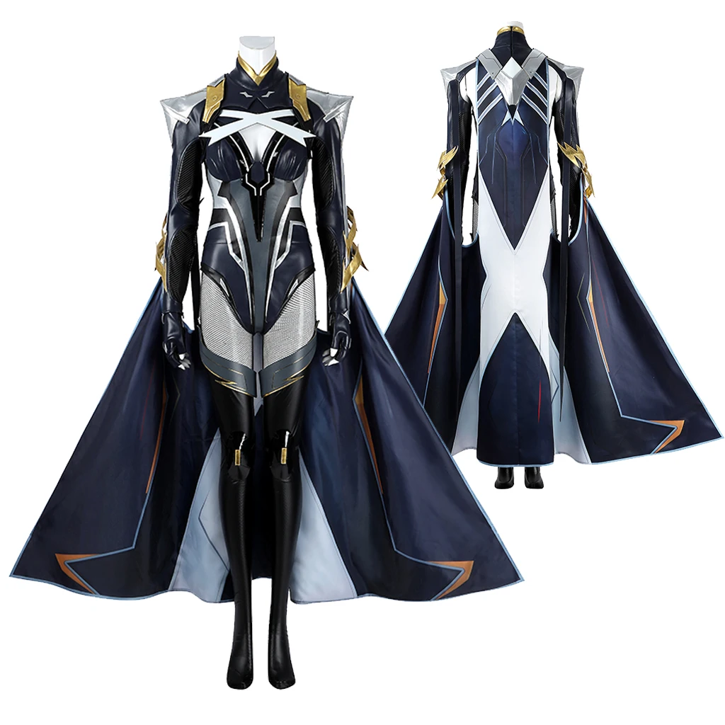 Rivals Storm Cosplay Costume Fancy Fighting Outfits Superhero Halloween Carnival Party Outfit Bodysuit With Cloak Set For Women
Rivals Storm Cosplay Costume Fancy Fighting Outfits Superhero Halloween Carnival Party Outfit Bodysuit With Cloak Set For Women