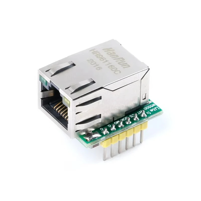 W5500 Module TCP/IP Ethernet Module Is Compatible with WIZ820 IO Network Interface
W5500 Module TCP/IP Ethernet Module Is Compatible with WIZ820 IO Network Interface
