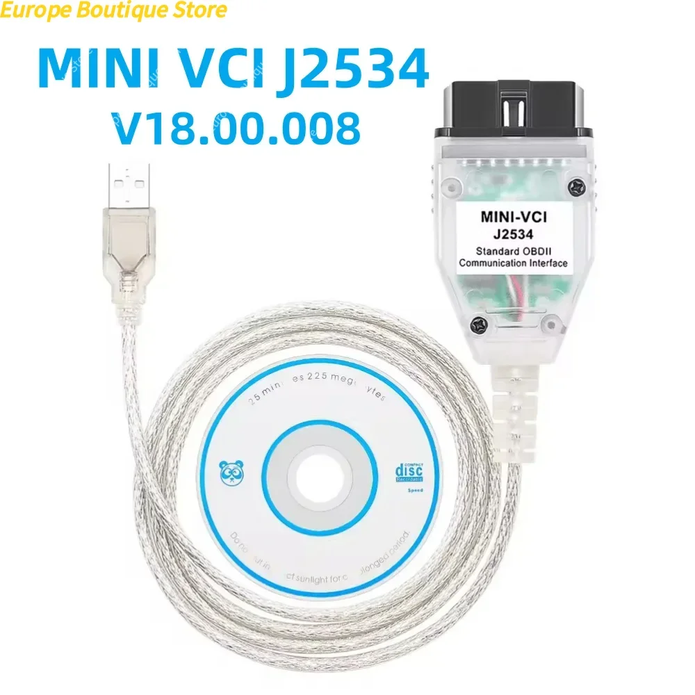 Mini Vci For Toyota J2534 V18.00.008 OBD2 Car Diagnostic Cable FT232RQ TIS Techstream MINI-VCI J2534 For Toyota
Mini Vci For Toyota J2534 V18.00.008 OBD2 Car Diagnostic Cable FT232RQ TIS Techstream MINI-VCI J2534 For Toyota