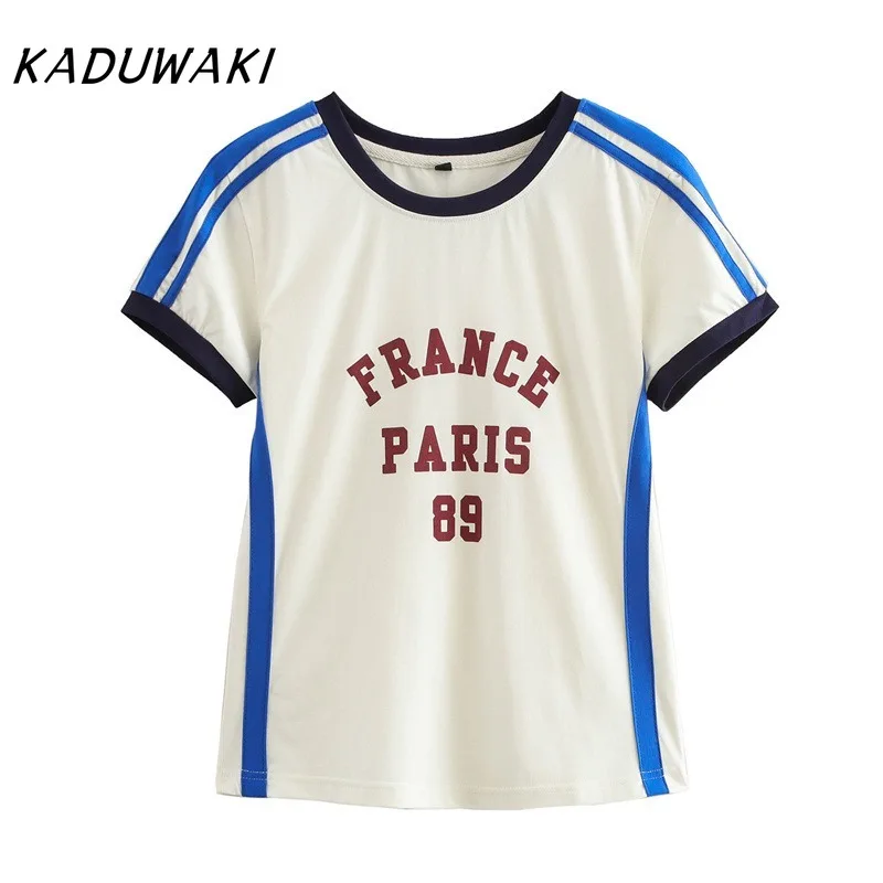 KADUWAKI Spring Women Print T Shirt Slim Short Sleeve Female Crop Shirt Wear Top Harajuku Retro Y2K Tees Pornhub Crop Top Gothic
KADUWAKI Spring Women Print T Shirt Slim Short Sleeve Female Crop Shirt Wear Top Harajuku Retro Y2K Tees Pornhub Crop Top Gothic