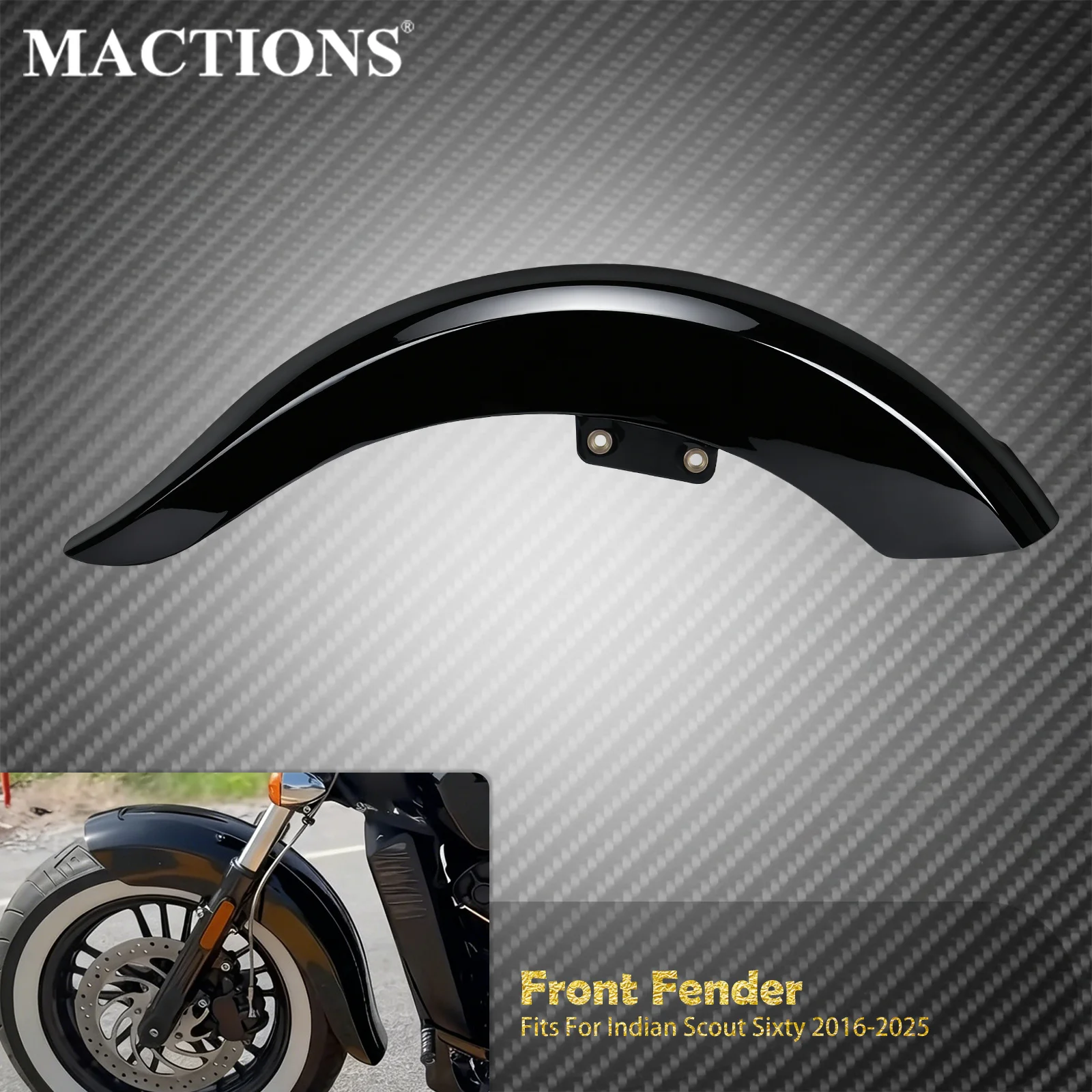 Motorcycle Front Fender Hugger Wheel Tire Mudguard Protector Cover Plastic For Indian Scout Sixty 2016-25 Gloss Black Mud Guard
Motorcycle Front Fender Hugger Wheel Tire Mudguard Protector Cover Plastic For Indian Scout Sixty 2016-25 Gloss Black Mud Guard