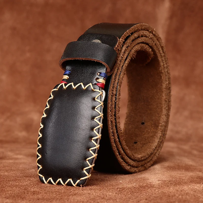 3.8CM Pure Cowhide High Quality Genuine Leather Belts for Men Retro Strap Male Designer Casual Smooth Buckle Jeans Cowboy
3.8CM Pure Cowhide High Quality Genuine Leather Belts for Men Retro Strap Male Designer Casual Smooth Buckle Jeans Cowboy