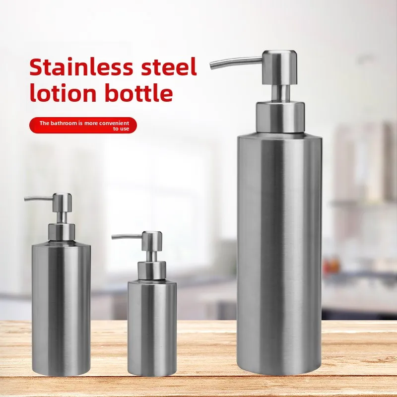 Straight Cylindrical 304 Stainless Steel Soap Dispenser Shampoo Bottle 250/350/550ml
Straight Cylindrical 304 Stainless Steel Soap Dispenser Shampoo Bottle 250/350/550ml