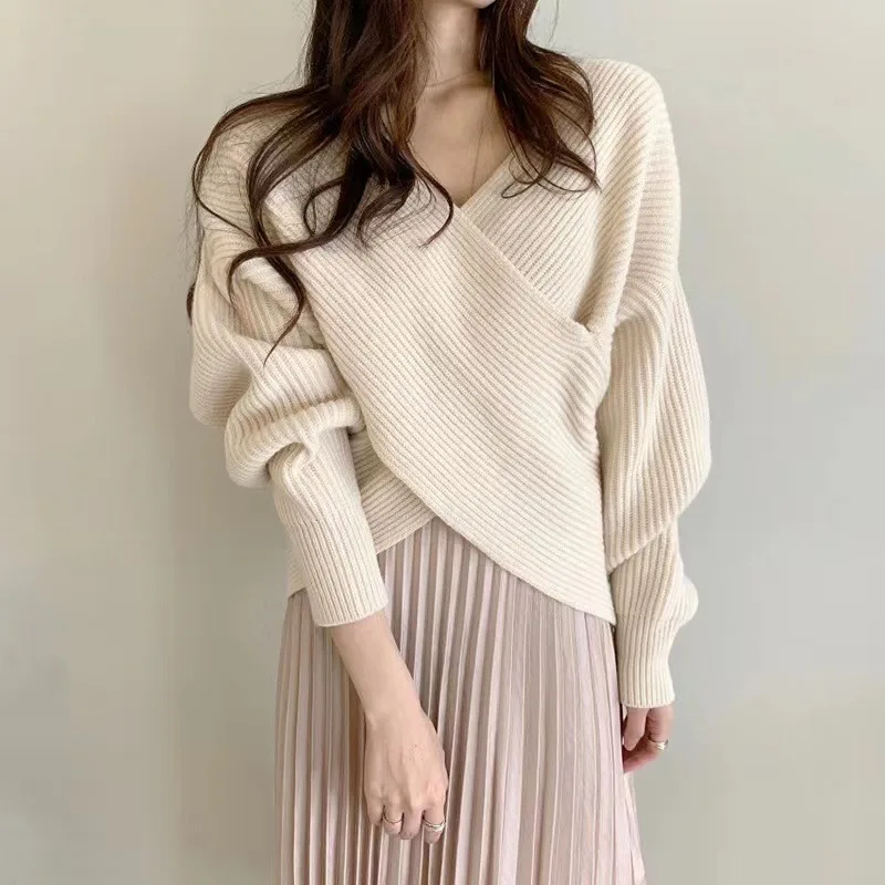 Chic V-Ne Long Sve Knitted Sweater Spring Autumn 2025 New Faion Versatile Loose Top Warm Comfortable Knitwear
Chic V-Ne Long Sve Knitted Sweater Spring Autumn 2025 New Faion Versatile Loose Top Warm Comfortable Knitwear