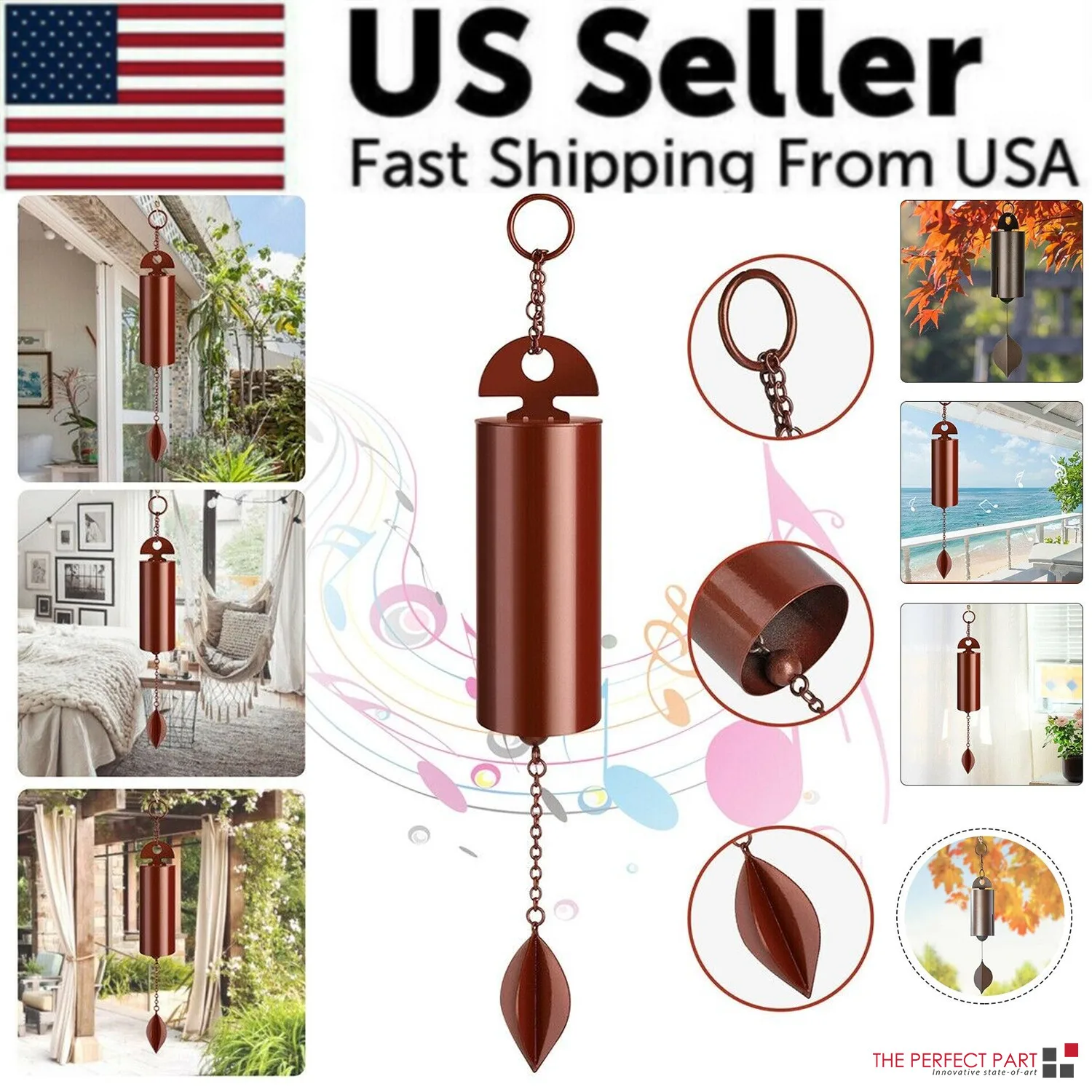 Large Deep Resonance Serenity Metal Bell Heroic Wind Chimes Outdoor Home Decor
Large Deep Resonance Serenity Metal Bell Heroic Wind Chimes Outdoor Home Decor