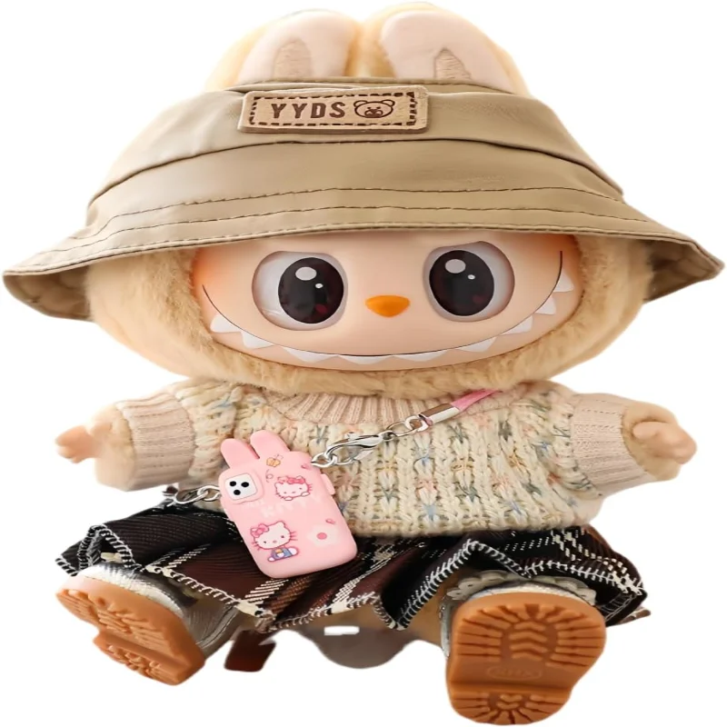 Doll Clothes Compatible with 15cm & 17cm Labubu (No Doll Included), Fashion Doll Dress Outfit Set 2 Pieces Suitable for La bubu
Doll Clothes Compatible with 15cm & 17cm Labubu (No Doll Included), Fashion Doll Dress Outfit Set 2 Pieces Suitable for La bubu