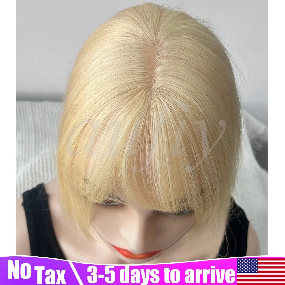 Short Blonde Hair Toppers for Women Real Human Hair 5x9cm Seamless Invisible Clip in Human Hair Toppers for Thinning hair to Add Volume Natural Black Brown Balayge Bown Straight Hair Topper Human Hairpieces
Short Blonde Hair Toppers for Women Real Human Hair 5x9cm Seamless Invisible Clip in Human Hair Toppers for Thinning hair to Add Volume Natural Black Brown Balayge Bown Straight Hair Topper Human Hairpieces