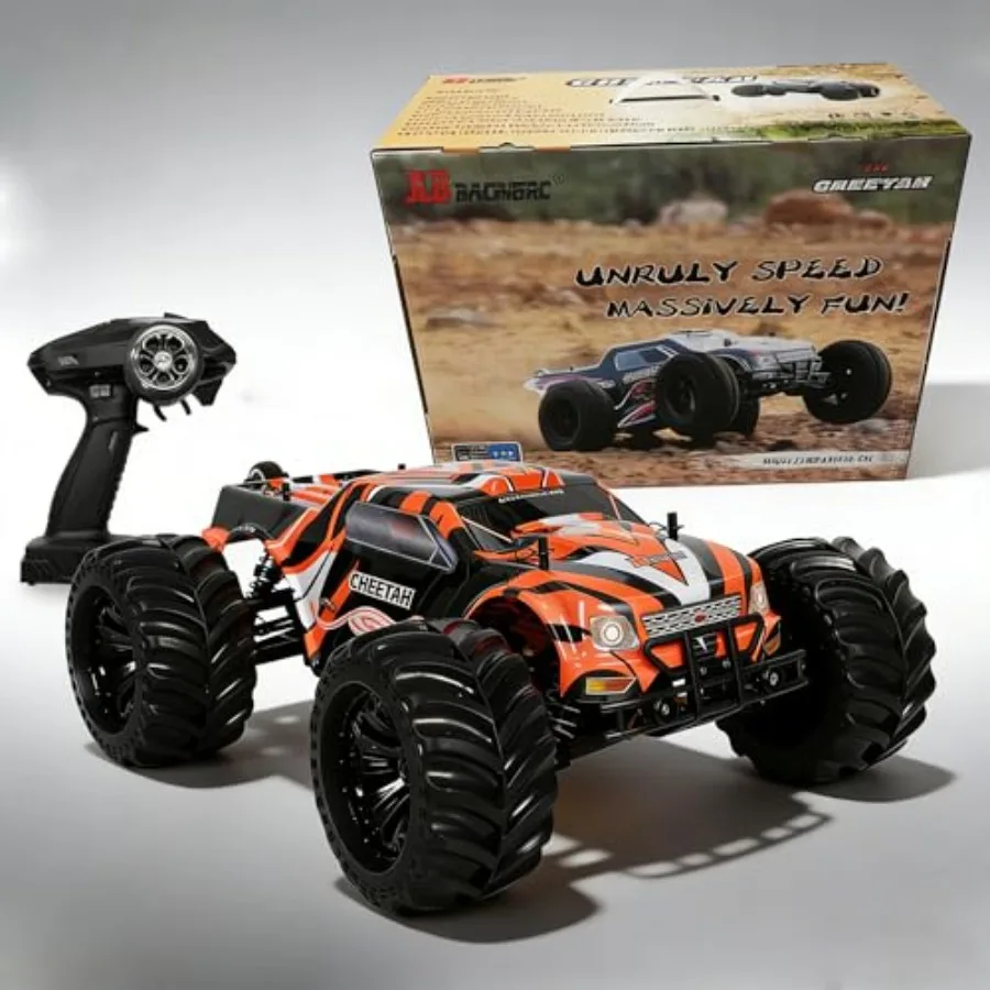 Off-road monster truck for adults brushless motor IPX7 waterproof 4WD 4x4 2.4GHz remote control 1:10 scale 80+ km/h high-speed
Off-road monster truck for adults brushless motor IPX7 waterproof 4WD 4x4 2.4GHz remote control 1:10 scale 80+ km/h high-speed