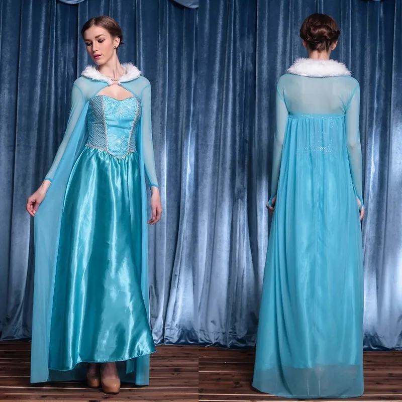 Halloween Queen Elsa Princess Robe Dress Cosplay Queen Glitter Long Skirt Stage Performance Costume Women's Traditiona...
Halloween Queen Elsa Princess Robe Dress Cosplay Queen Glitter Long Skirt Stage Performance Costume Women's Traditiona...
