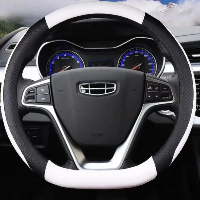 D Shape Car Steering Wheel Cover For Geely Atlas 2016 - 2021 Coolray I 2020 2021 Emgrand 7 2018 - 2021 Emgrand GT 2015- 2021
D Shape Car Steering Wheel Cover For Geely Atlas 2016 - 2021 Coolray I 2020 2021 Emgrand 7 2018 - 2021 Emgrand GT 2015- 2021