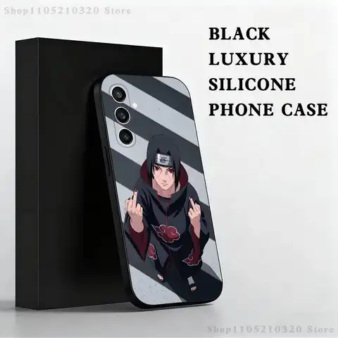 U-Uchiha-ES M-Madara Itachi Phone Case  For Samsung S 25,24,23,22,30,21,10,9,Ultra,Plus,Lite,FE,4,5 G Black Soft Case