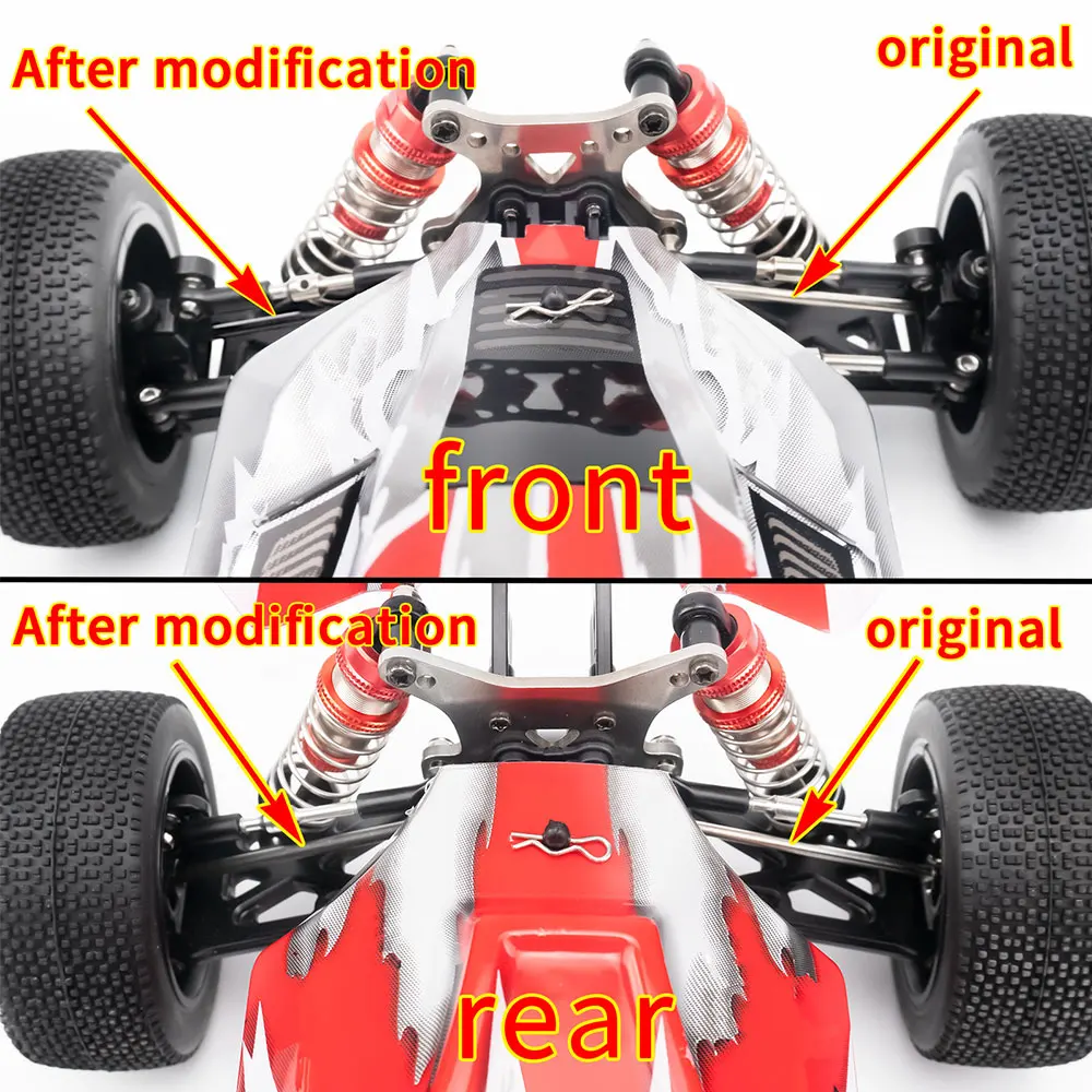 TRINOOD Steel Driveshaft Front Rear Universal CVD Dog Bone Diff Cup for WL 1/14 144001 Buggy RC Off-Road Car Upgrades
TRINOOD Steel Driveshaft Front Rear Universal CVD Dog Bone Diff Cup for WL 1/14 144001 Buggy RC Off-Road Car Upgrades