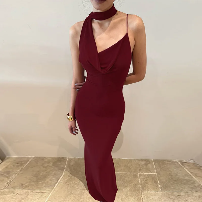 Ticketsx Sexy V Neck Backless Dress Solid Scarf Bibbon Patchwork Sleeveless Slim Long Dress Elegant Luxury Party Evening Dresses
Ticketsx Sexy V Neck Backless Dress Solid Scarf Bibbon Patchwork Sleeveless Slim Long Dress Elegant Luxury Party Evening Dresses