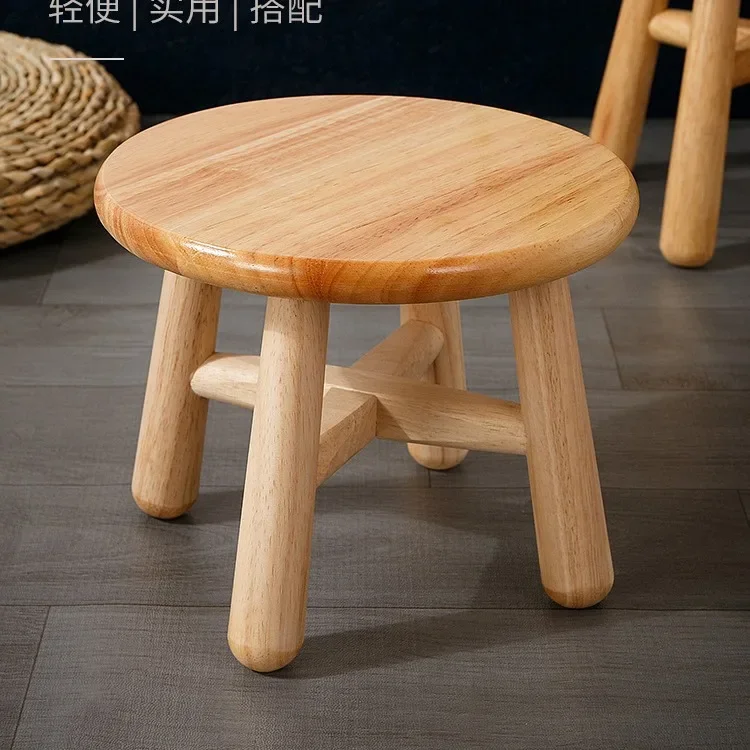 Home Solid Wood Small Round Stool Modern Simple Versatile Small Stool Children's Home Small Bench
Home Solid Wood Small Round Stool Modern Simple Versatile Small Stool Children's Home Small Bench
