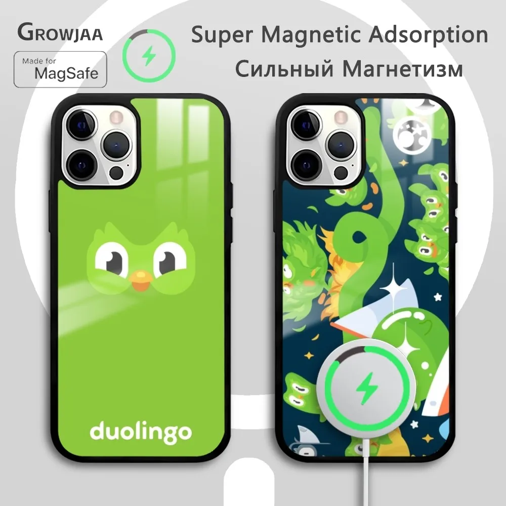D-Duolingo O-Owl Cute Phone Case For IPhone 16 15 14 13 12 11 Pro Max Plus Mini Magsafe Mirror Wireless Magnetic Funda
D-Duolingo O-Owl Cute Phone Case For IPhone 16 15 14 13 12 11 Pro Max Plus Mini Magsafe Mirror Wireless Magnetic Funda