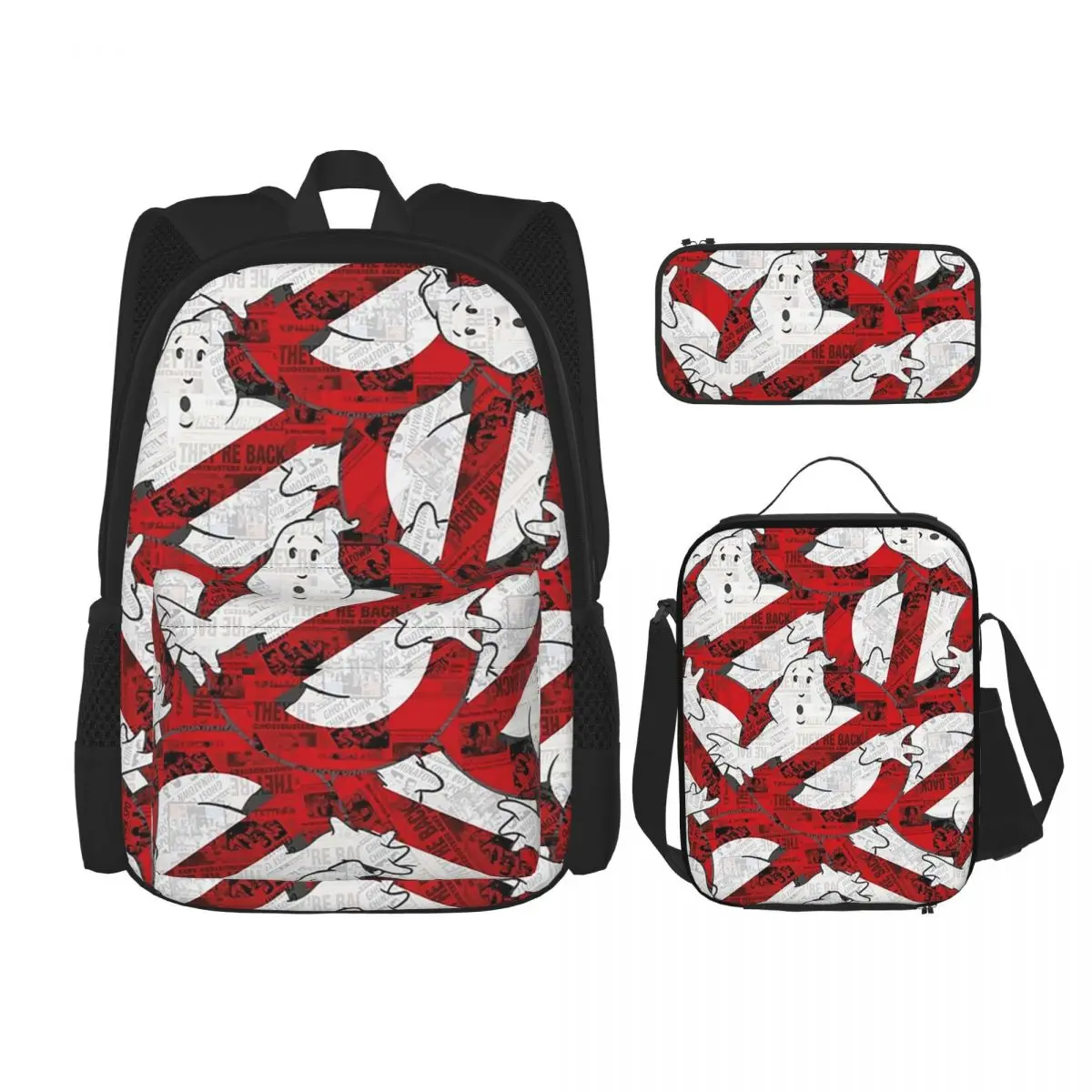 The GhostBusters Logo Pattern Backpacks Kids Bookbag School Bags Rucksack Lunch Bag Pen Bag Three-Piece Set
The GhostBusters Logo Pattern Backpacks Kids Bookbag School Bags Rucksack Lunch Bag Pen Bag Three-Piece Set