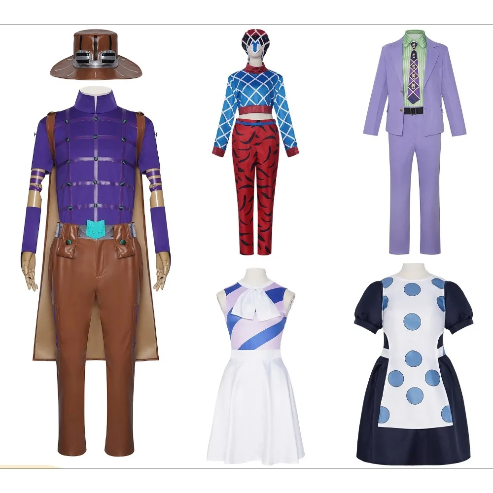 Anime JoJo's Bizarre Adventure Gyro Zeppeli Kira Yoshikage Cosplay Sets Adventure Maid Dresses Woman Outfits Cosplay Costume
Anime JoJo's Bizarre Adventure Gyro Zeppeli Kira Yoshikage Cosplay Sets Adventure Maid Dresses Woman Outfits Cosplay Costume