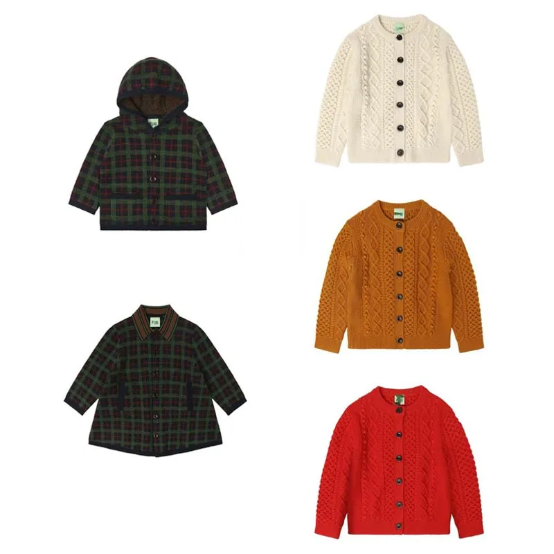 PER-SALE 2025 Autumn FUB Girls Cardigan Girls Knitted Checkered Color Ball Cardigan Jacket Boys Sweaters Baby Boys Wool Sweaters
PER-SALE 2025 Autumn FUB Girls Cardigan Girls Knitted Checkered Color Ball Cardigan Jacket Boys Sweaters Baby Boys Wool Sweaters