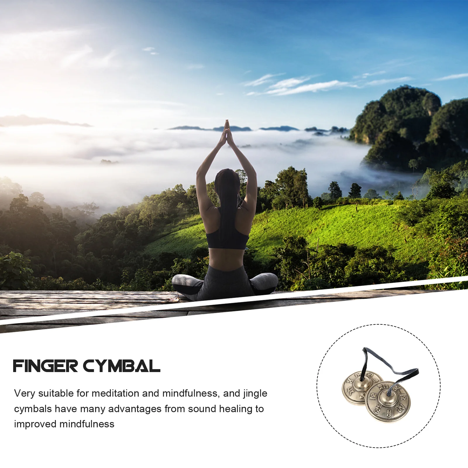 Yoga Bells Percussion Instrument Hand Handmade Cymbals Musical Instruments for Teacher Pure Copper
Yoga Bells Percussion Instrument Hand Handmade Cymbals Musical Instruments for Teacher Pure Copper