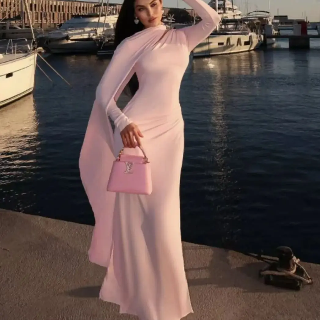 Женский плащ с диагональным воротником и металлическими пуговицами, облегающее платье с длинными рукавами и рюшами, осеннее сексуальное платье для вечеринок и клубов, Vestidos
Женский плащ с диагональным воротником и металлическими пуговицами, облегающее платье с длинными рукавами и рюшами, осеннее сексуальное платье для вечеринок и клубов, Vestidos