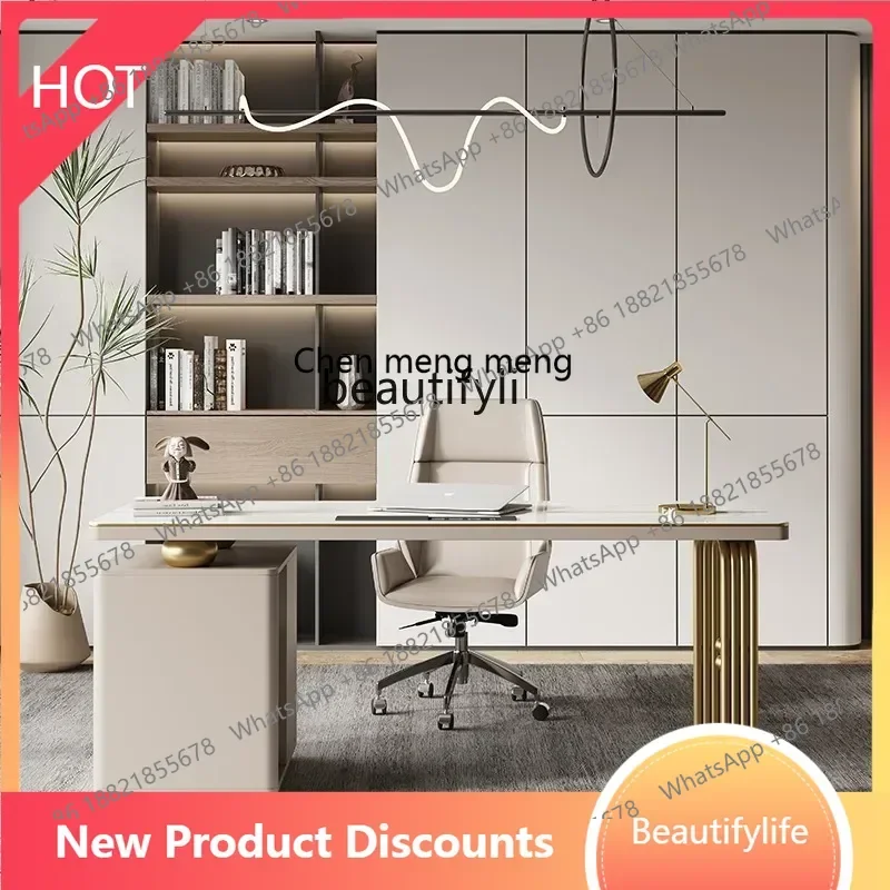 ss8350 Slate desk light luxury modern simple study Italian modern computer desk office table and chair
ss8350 Slate desk light luxury modern simple study Italian modern computer desk office table and chair