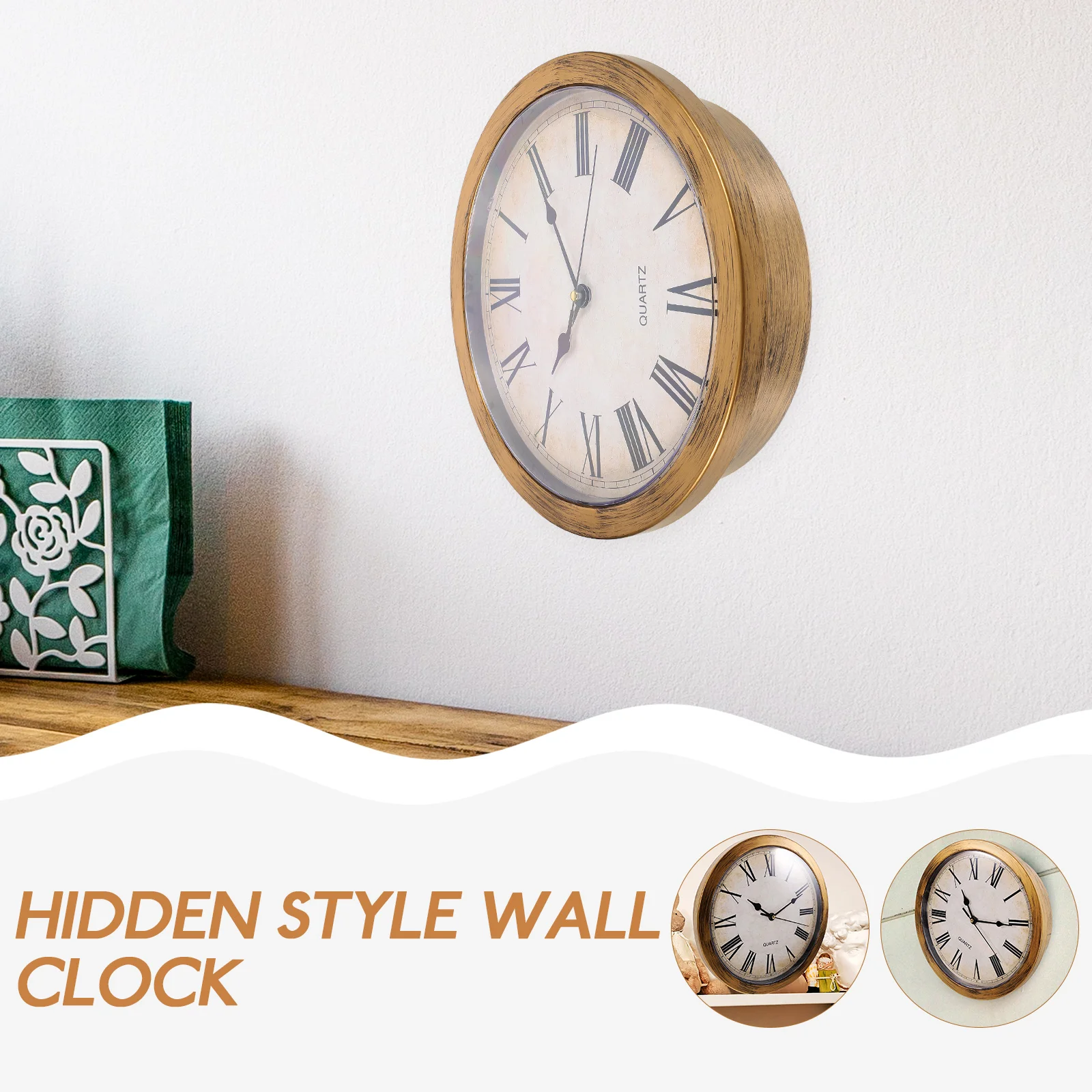 Wall Storage Clock Safety Box Wall Clock Hidden Style Wall Clock Storage Safety Wall Clock (Golden Shipment without )
Wall Storage Clock Safety Box Wall Clock Hidden Style Wall Clock Storage Safety Wall Clock (Golden Shipment without )