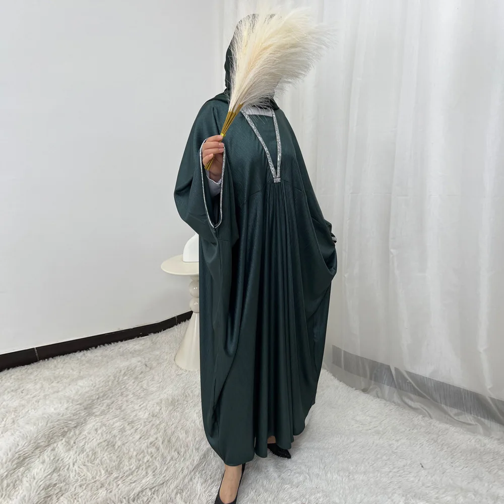 Eid Djellaba Diamonds Abaya Dubai Kaftan Women Muslim Batwing Sleeve Dress Islam Jalabiya Kebaya Caftan Marocain Femme Musulmane
Eid Djellaba Diamonds Abaya Dubai Kaftan Women Muslim Batwing Sleeve Dress Islam Jalabiya Kebaya Caftan Marocain Femme Musulmane