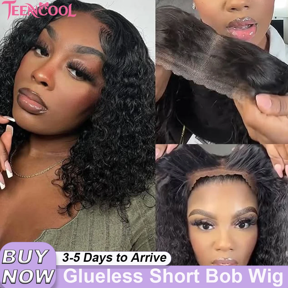 4x4 Glueless Curly Lace Front Wig Short Bob Frontal Wig 10 Inch Brazilian Deep Wave Water Wave 13X6 Hd Lace Frontal Human Hair Wig Easy Wear and Go For Beginner Friendly
4x4 Glueless Curly Lace Front Wig Short Bob Frontal Wig 10 Inch Brazilian Deep Wave Water Wave 13X6 Hd Lace Frontal Human Hair Wig Easy Wear and Go For Beginner Friendly