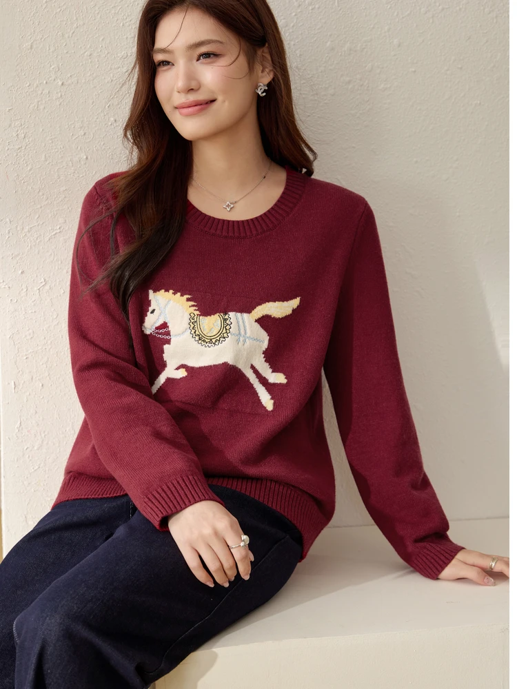 Новый уютный красный свитер Lazin Sle Round Ne Soft для женщин больших размеров, весенняя новинка, комфортный, в корейском стиле, приталенный...
Новый уютный красный свитер Lazin Sle Round Ne Soft для женщин больших размеров, весенняя новинка, комфортный, в корейском стиле, приталенный...