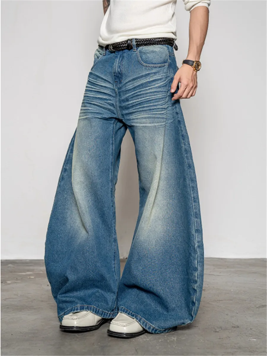 American Sle Wide Leg Knife Jeans Men Women Retro Street Loose Straight Floor Length Scythe Pants Trendy Casual Jeans
American Sle Wide Leg Knife Jeans Men Women Retro Street Loose Straight Floor Length Scythe Pants Trendy Casual Jeans