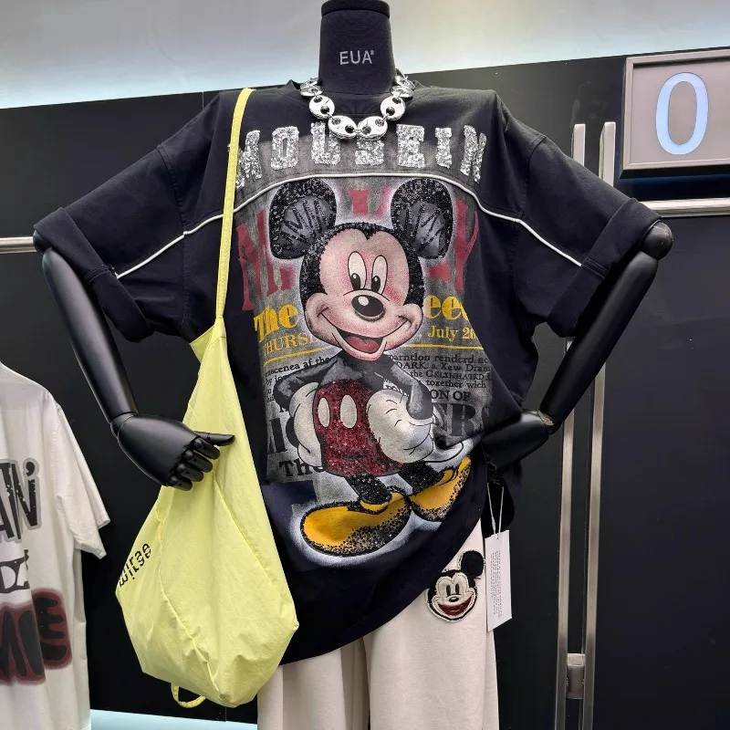 Design Sense 2025 Cartoon Medium and Long Oversize Short-sleeved Tees Spring Summer Bottoming T-shirt Women's Y2k Accessories
Design Sense 2025 Cartoon Medium and Long Oversize Short-sleeved Tees Spring Summer Bottoming T-shirt Women's Y2k Accessories
