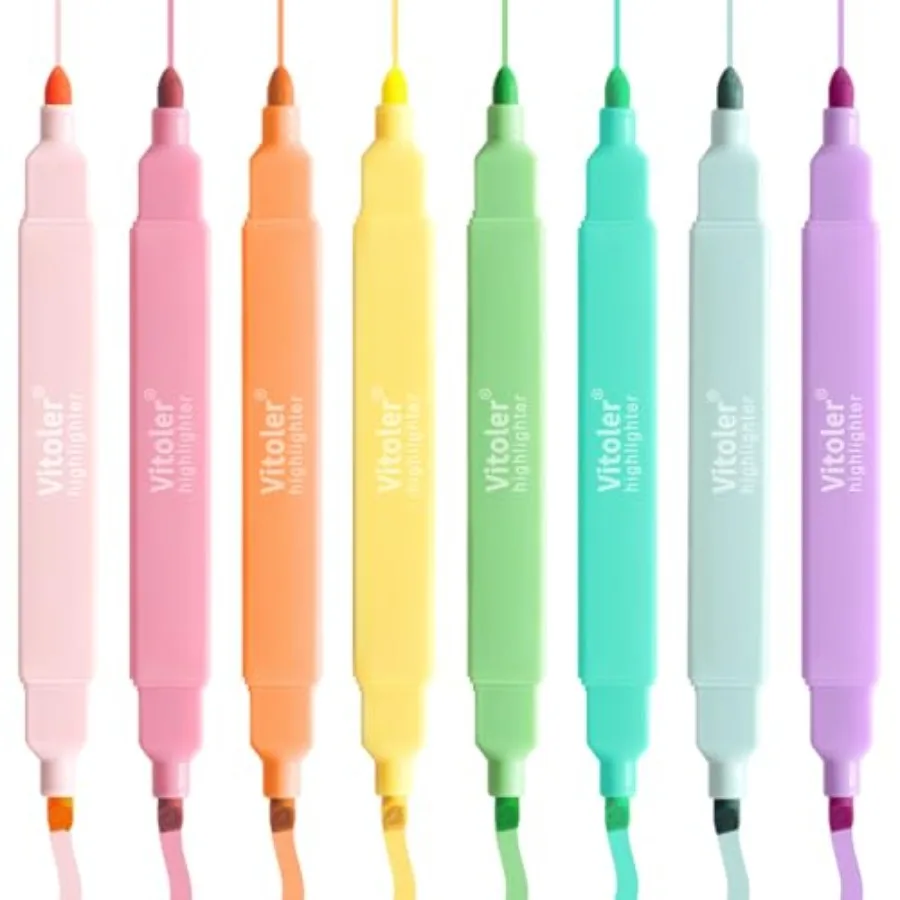Highlighters Assorted Colors, 8Pcs Bible Highlighters, Cute Assorted Colors Highlighter, Pastel Set
Highlighters Assorted Colors, 8Pcs Bible Highlighters, Cute Assorted Colors Highlighter, Pastel Set