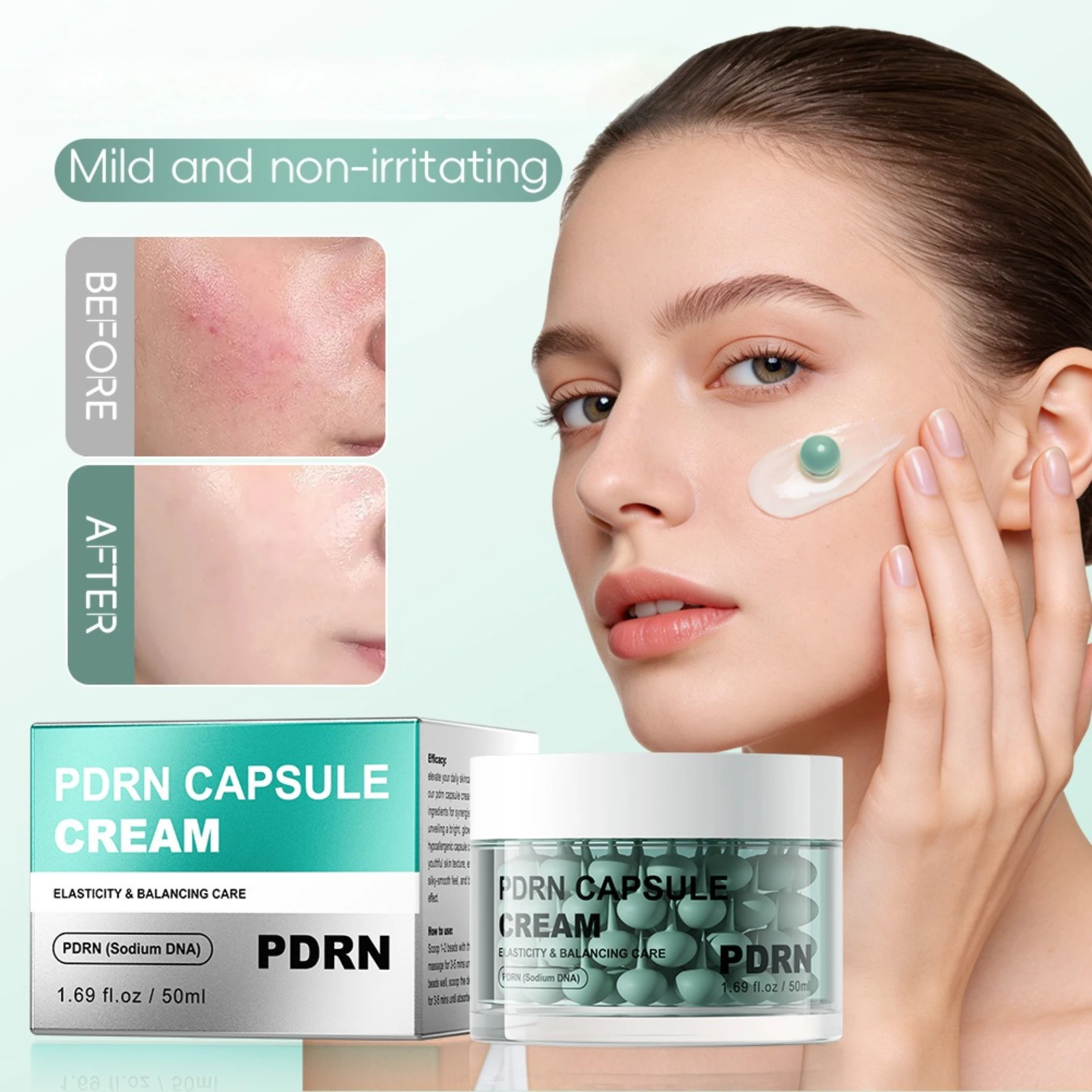 Moisturizing capsule cream soothing delicate skin feeling refreshing firming moisturizing & Hydrating caring for facial skin
Moisturizing capsule cream soothing delicate skin feeling refreshing firming moisturizing & Hydrating caring for facial skin