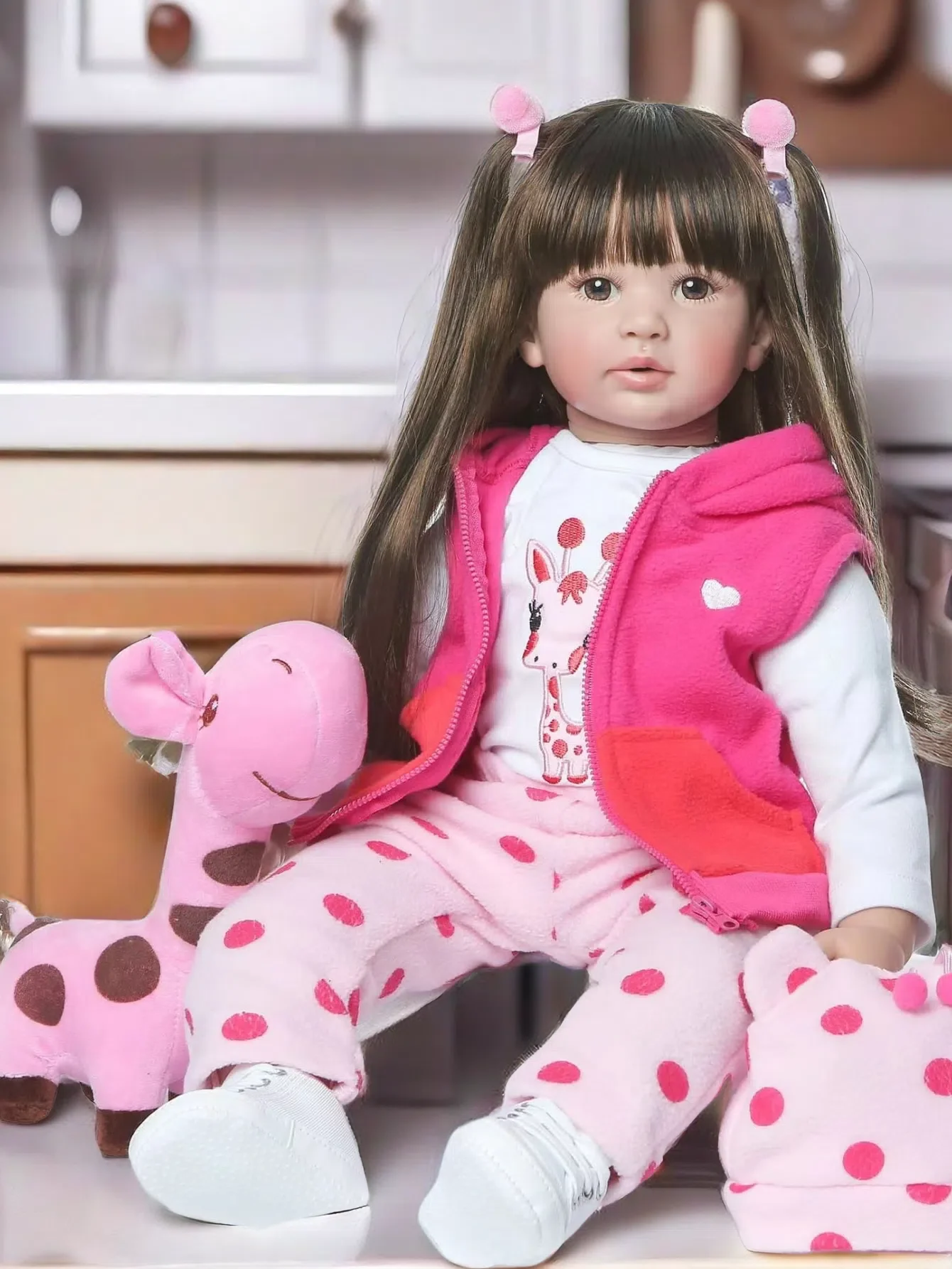 1PC 24Inch 60 Cm Handmade Finished Reborn Baby Doll For Children Birthday Gifts Cute Toddler Reborn Doll
1PC 24Inch 60 Cm Handmade Finished Reborn Baby Doll For Children Birthday Gifts Cute Toddler Reborn Doll
