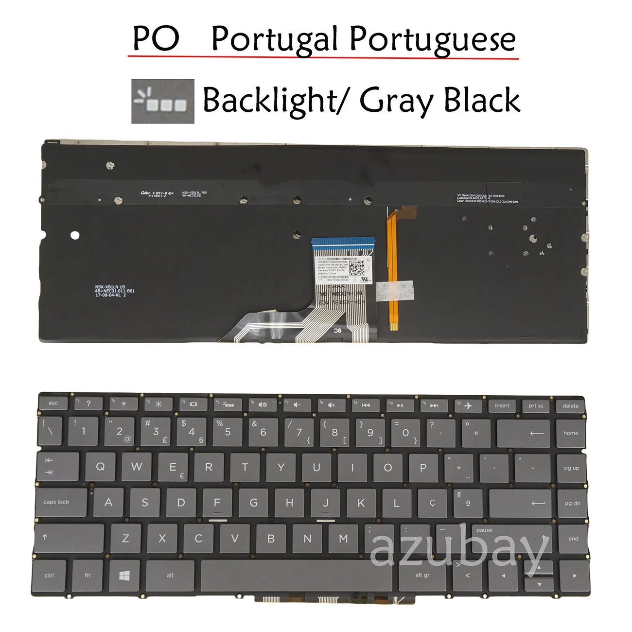 Portugal Portuguese Backlit Laptop Keyboard For HP NSK-XB2BQ Spectre 13-ac000 13t-ac000 x360, 13-ae000 13t-ae000
Portugal Portuguese Backlit Laptop Keyboard For HP NSK-XB2BQ Spectre 13-ac000 13t-ac000 x360, 13-ae000 13t-ae000