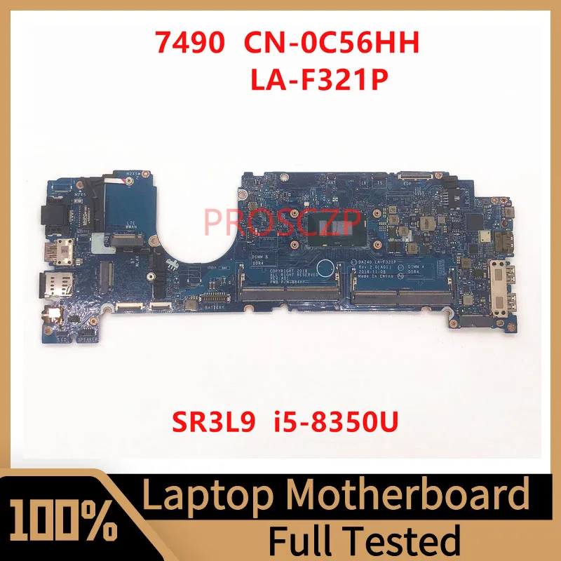 CN-0C56HH 0C56HH C56HH материнская плата для ноутбука DELL 7490, системная плата с процессором SR3L9 I5-8350U, 100% полностью протестирована, работает хорошо
CN-0C56HH 0C56HH C56HH материнская плата для ноутбука DELL 7490, системная плата с процессором SR3L9 I5-8350U, 100% полностью протестирована, работает хорошо