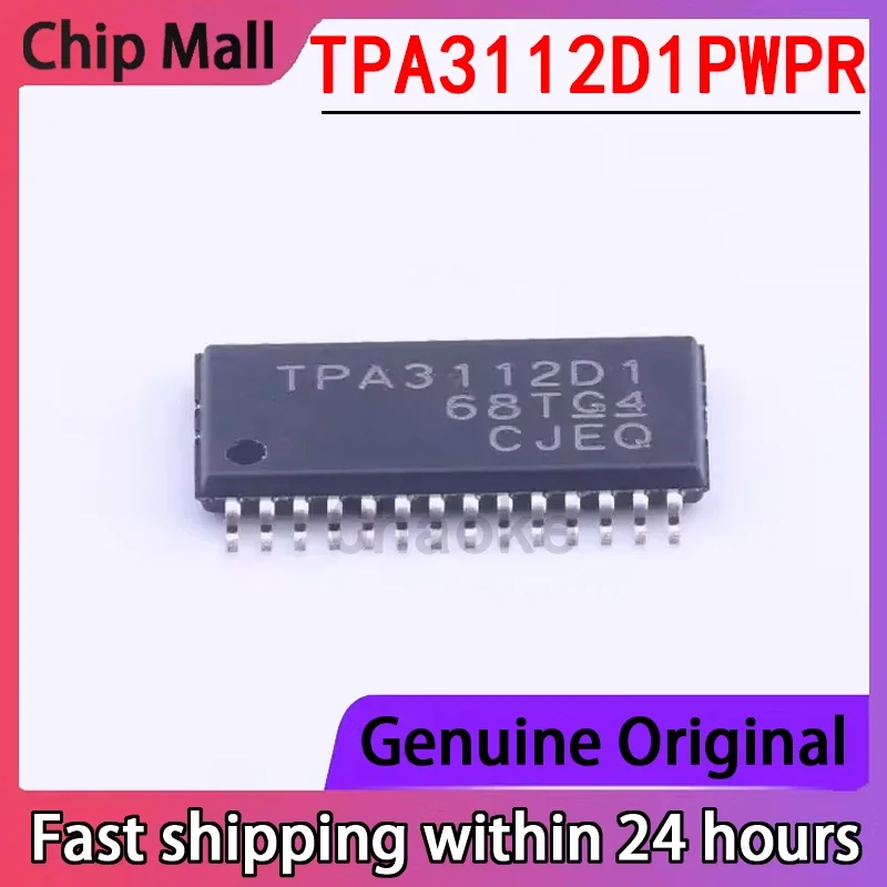 5 шт. новый оригинальный TPA3112D1PWPR посылка TSSOP-28 усилитель мощности звука
5 шт. новый оригинальный TPA3112D1PWPR посылка TSSOP-28 усилитель мощности звука