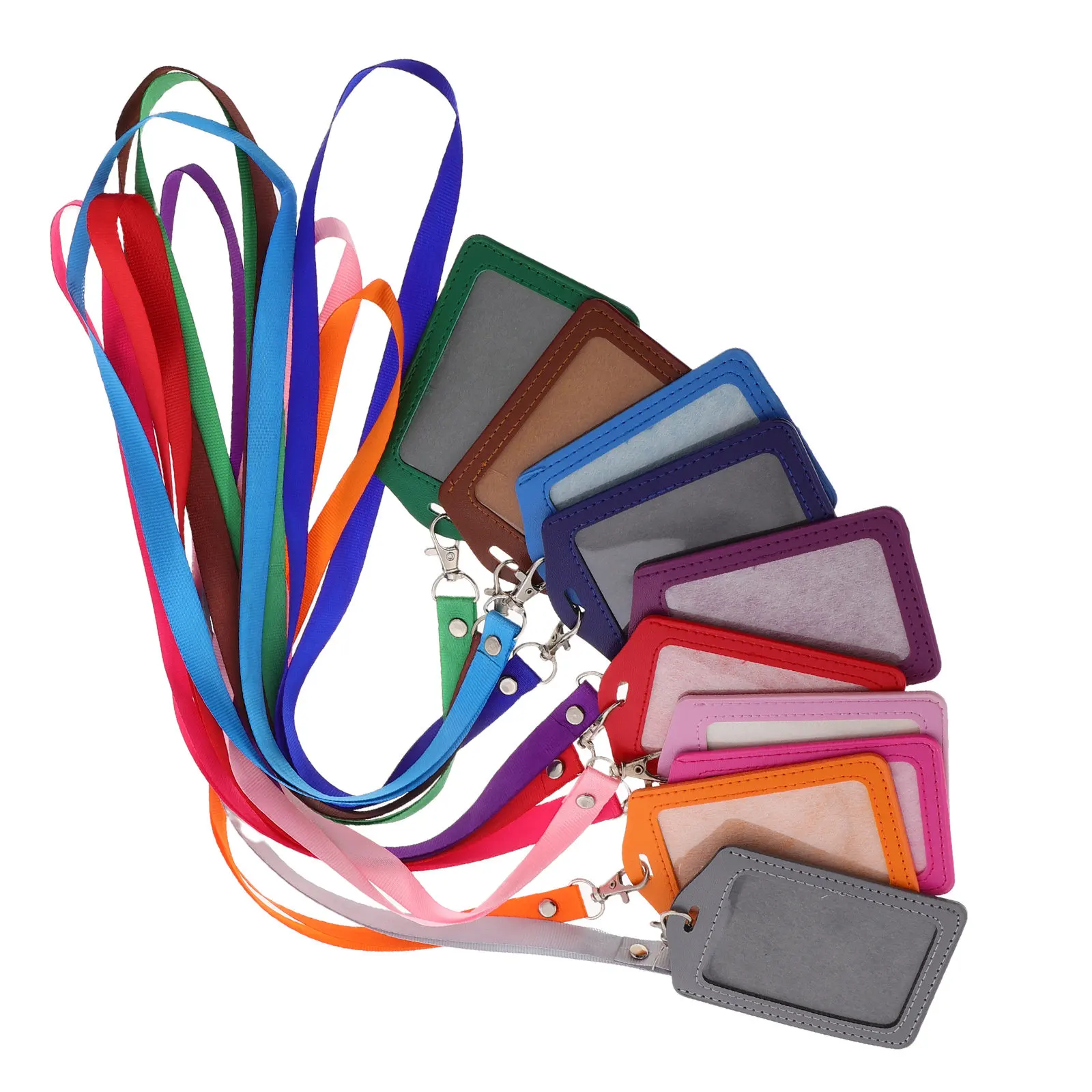 10 шт. Прозрачные держатели для бейджей с металлической застежкой и ремешком, защитные чехлы для рабочих удостоверений личности
10 шт. Прозрачные держатели для бейджей с металлической застежкой и ремешком, защитные чехлы для рабочих удостоверений личности