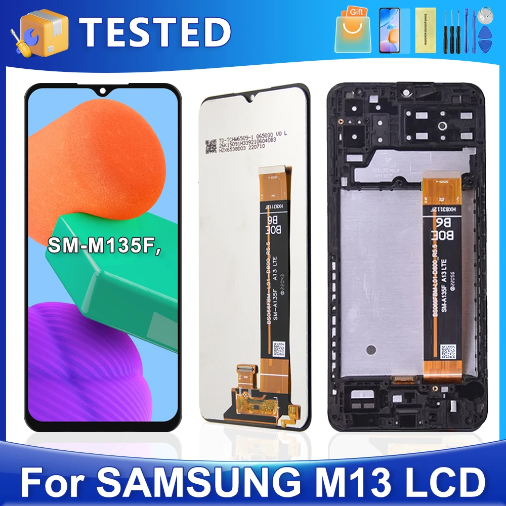 OEM 6,6 ''M13 для Samsung M135 SM-M135F SM-M135F/DSN ЖК-дисплей, замена дигитайзера сенсорного экрана в сборе
OEM 6,6 ''M13 для Samsung M135 SM-M135F SM-M135F/DSN ЖК-дисплей, замена дигитайзера сенсорного экрана в сборе