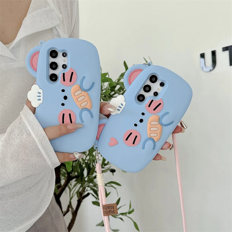Korean Cute Car Crossbody Phone Case For Samsung S24 Ultra S23 Plus Cover with Lanyard Strap Silicone Cases For Galaxy S23 FE +
Korean Cute Car Crossbody Phone Case For Samsung S24 Ultra S23 Plus Cover with Lanyard Strap Silicone Cases For Galaxy S23 FE +