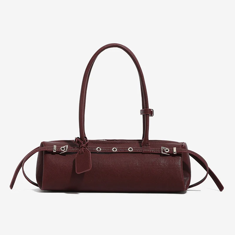 New summer women's niche single shoulder underarm bag, high-end retro vegetable tanned leather sausage bag, French stick bag
New summer women's niche single shoulder underarm bag, high-end retro vegetable tanned leather sausage bag, French stick bag