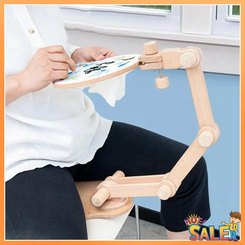Desktop Adjustable Embroidery Stand Frame For Sewing DIY Art Craft Needlework Stitching
Desktop Adjustable Embroidery Stand Frame For Sewing DIY Art Craft Needlework Stitching