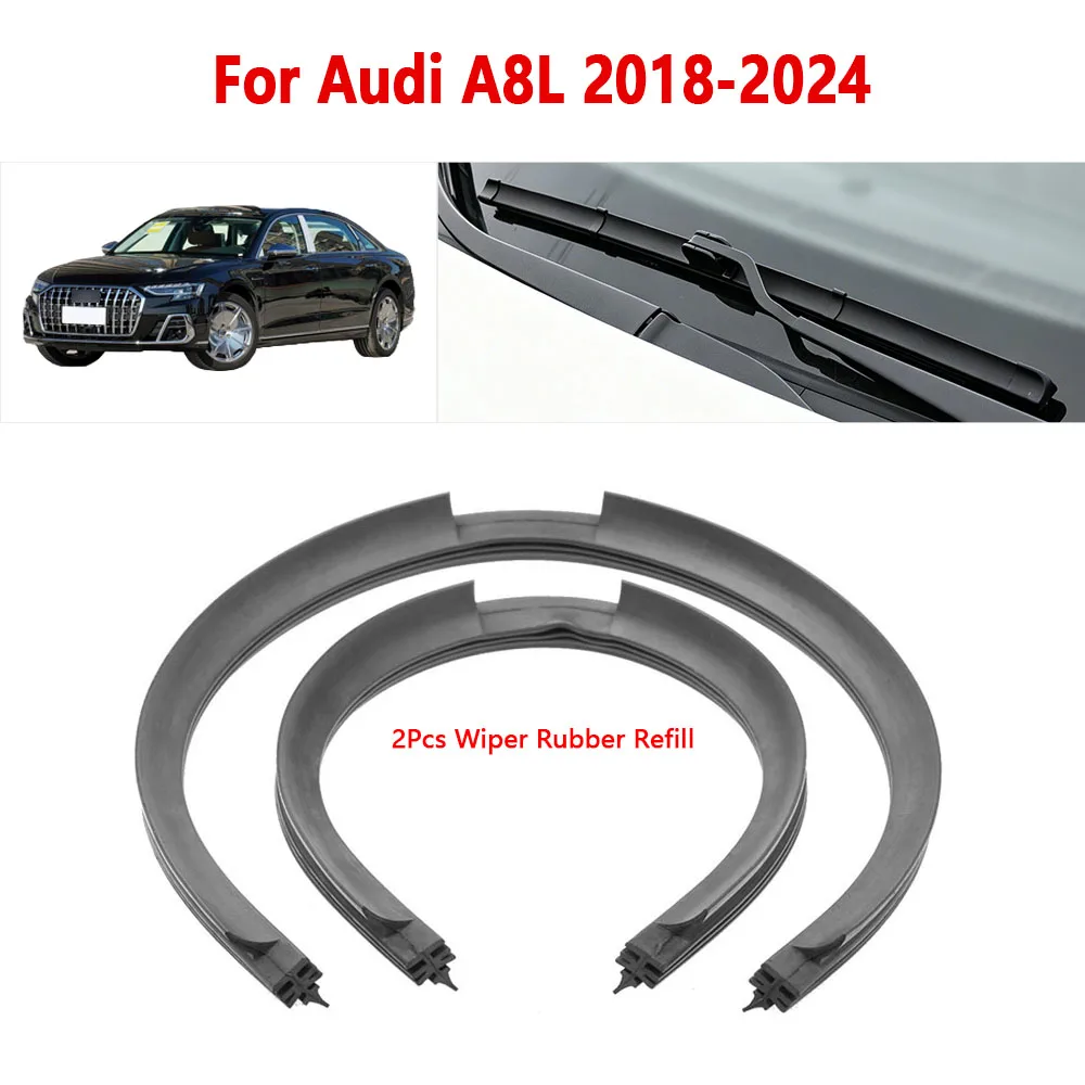 For Audi A8L 2018 2019 2020 2021 2022 2023 2024 Wiper Refill Rubber Strip 20" 26" Car Wiper Accessories 1Pair
For Audi A8L 2018 2019 2020 2021 2022 2023 2024 Wiper Refill Rubber Strip 20" 26" Car Wiper Accessories 1Pair