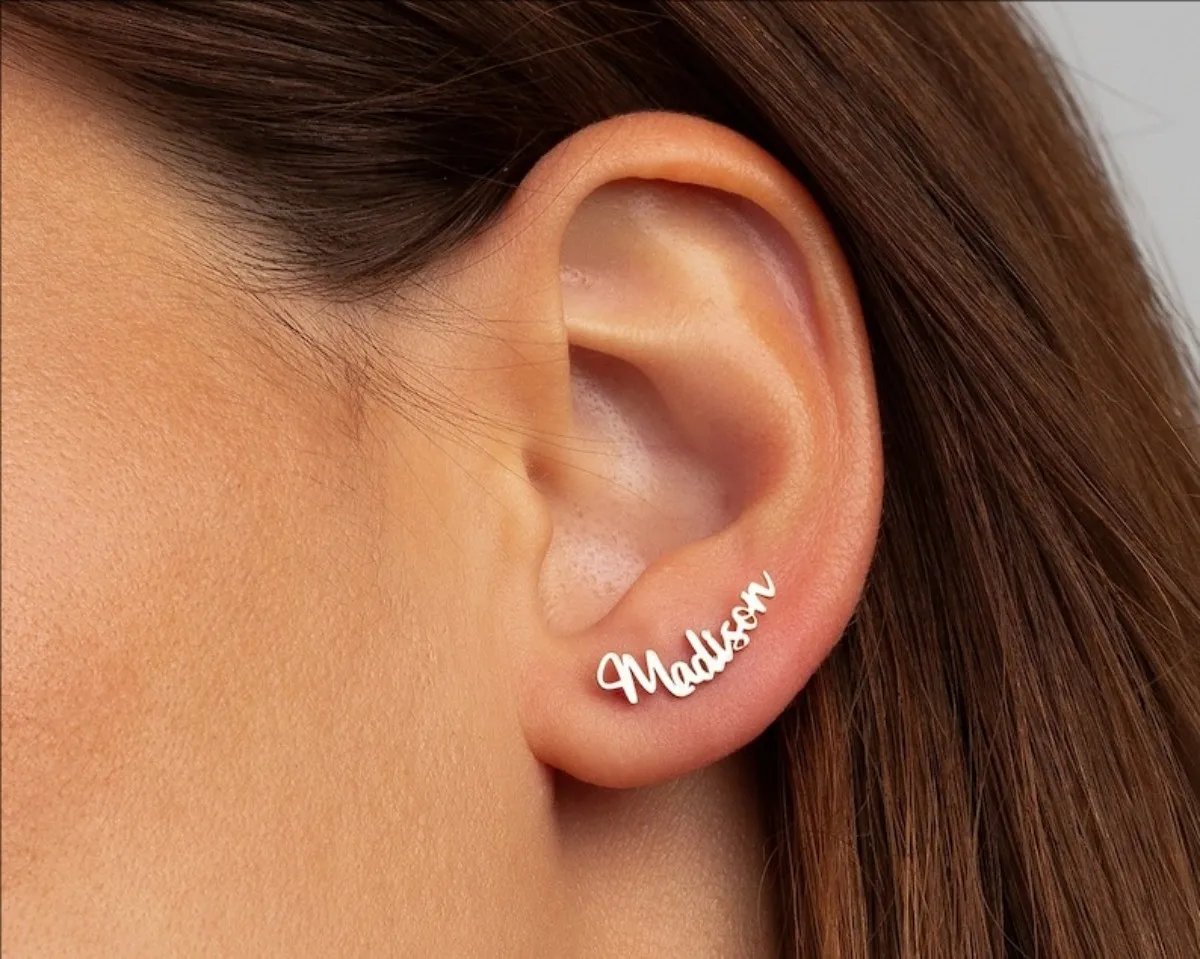 18k gold plated name earrings personalized handmade custom name earrings gifts women's jewelry gifts for her one of a kind
18k gold plated name earrings personalized handmade custom name earrings gifts women's jewelry gifts for her one of a kind